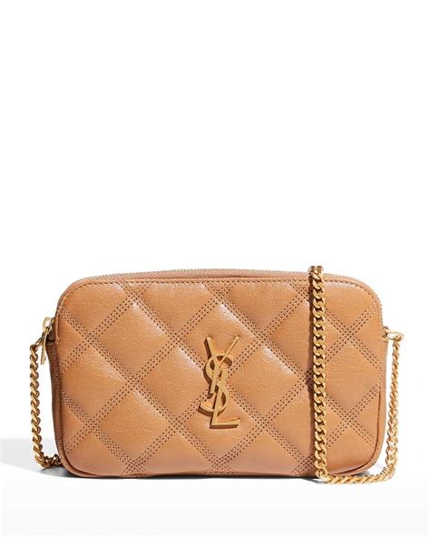 becky ysl quilted double zip pouch bag|saint laurent ysl bag.